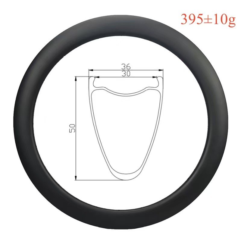 Carbon bicycle rim reference profile